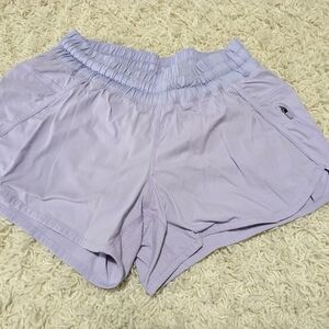 Lululemon Athletica Purple Athletic Shorts Moisture-Wicking Lightweight